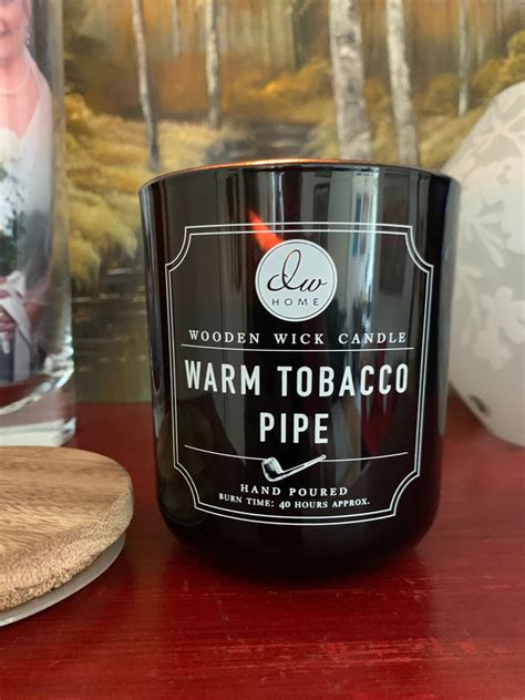 warm tobacco candle.